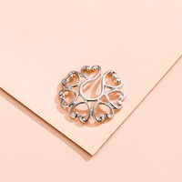 Faux mamelon rond en cristal tendance, 4 pièces, 1 paire, Faux Piercing en acier chirurgical, Faux Piercing, anneau de mamelon, bijoux du corps, sans Piercing, 316L