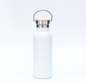 Bouteille Isotherme Rubysub en Acier Inoxydable pour Sublimation, Gourde Réutilisable à Large Ouverture et Couvercle en Bambou, Mignonne pour le Sport - Product Image 1