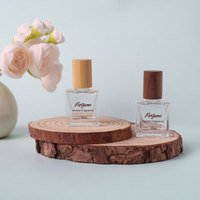 Flacons roll-on rechargeables en verre transparent carré de 10 ml, blanc nacré de 15 ml, noir mat, ambre givré, pour parfum et déodorant, avec bouchons