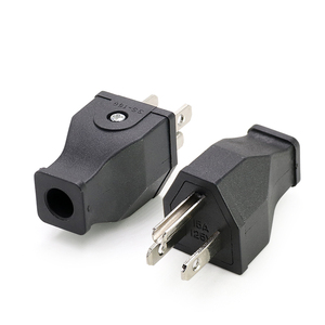 Wholesale15A125V अमेरिकी मानक शक्ति तारों प्लग जापान अमेरिका rewireable प्लग औद्योगिक प्लग - Product Image 2