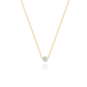 Collier ras du cou élégant en argent sterling S925 doré, bijoux minimalistes pour un usage quotidien, design simple et élégant pour femmes - Product Image 4