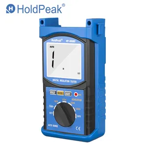 HoldPeak HP-6688C 1000V Digital penguji ketahanan insulasi rentang otomatis portabel luar ruangan tahan debu & tahan peredam uji Ohm Multimeter