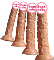 Masturbador femenino barato, mini dildo manual de carne suave, pene falso simulado, juguete sexual S, M, L, XL, dildo de fantasía