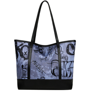 Piattaforma cinese Logo del supermercato modello Shopping Bag fornitore d'oro Trolley in poliestere con fodera in tela di cuoio borse - Product Image 3