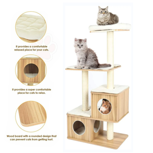 Élégante étagère flottante pour chaton, robuste perchoir <span class=keywords><strong>de</strong></span> fenêtre pour chat, hamac suspendu en bambou écologique, amovible, lavable, mignon, lit et siège pour - Product Image 4