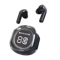 Écouteurs Intra-Auriculaires Sans Fil TWS Air39 2025, Boîtier en Cristal Transparent avec Affichage LED, Casque Gaming Audio JL, Meilleure Vente