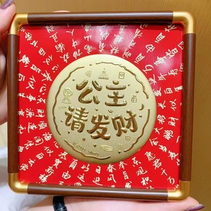 Pure Gold 999 Flower Ornament 50mg Wealth Attracting Unisex Gift for Home Office Decor - Product Image 2