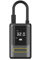 Mini compresseur d'air portable sans fil avec batterie externe, manomètre à lumière led