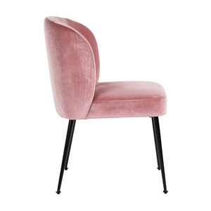 Chaise <span class=keywords><strong>de</strong></span> salle à manger en tissu, vente en gros, Design nordique, velours moderne, luxe, Restaurant, chaises <span class=keywords><strong>de</strong></span> salle à manger en métal avec pieds en métal - Product Image 2