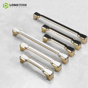 Furniture Hardware <strong>Drawer</strong> Accessory Zinc Alloy Contemporary Bedroom Dresser Cabinet <strong>Drawer</strong> Pulls <strong>Knob</strong> Wardrobe Handles - Product Image 1