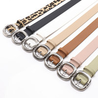 Ceintures pour femmes, hommes, style vintage punk, hip hop, YK2, ceinture noire à boucle léopard, ceintures à boucle pour filles, ceintures pour jeans