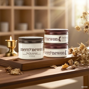 Pommade coiffante de luxe MERRYNEWON 20OZ au suif de bœuf en boîte – Emballage en aluminium recyclé écologique pour le coiffage des cheveux - Product Image 3