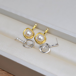 Accesorio de Plata S925 para Mujer, Pendiente Largo Desmontable con Borla, Perla Hueca, Soporte para Cuentas Tamaño 908, Cadena Personalizada - Product Image 4