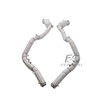 Downpipe Sport Performa Tinggi untuk Mercedes AMG G63 W465 2025+ Pipa Knalpot Aliran Tinggi dengan Pelindung Panas Presisi 1:1