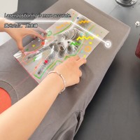 Presse à chaud rotative à double tête 16x24 avec table rotative à 6 stations, presse carrousel multi-stations pour l'impression en gros de t-shirts