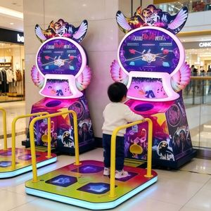 Machine de danse d'arcade pour enfants, mini-machine de jeu de danse à monnayeur, jeu de danse rythmique pour enfants pour centre commercial et salle de jeux - Product Image 2
