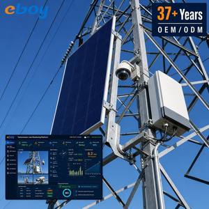 ระบบตรวจสอบพลังงานแสงอาทิตย์แบบออฟกริด 60-600W กล้องวงจรปิด IP66 ระบบพลังงานแสงอาทิตย์พร้อมแบตเตอรี่สำหรับเสาภายนอกอาคาร - Product Image 1