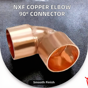 Nxf 90 Đồng khuỷu tay <span class=keywords><strong>ASTM</strong></span> b280en12735/jish3300 mông hàn ống Phù hợp kết nối UNS c11000/c12200 DN15-1200 mịn đúc - Product Image 3