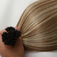 Extensions de cheveux européennes russes à nano-anneaux, 100% cheveux humains Remy double drawn, extensions de cheveux balayage à nano-perles