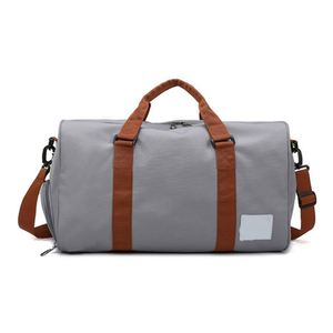Custom Logo Handheld Waterproof Unisex Oxford Travel Storage Bag Sports <b>Backpack</b> Duffle Organizer Bag with Shoe Compartment - Product Image 3