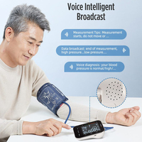 Appareil électronique portable intelligent bp machine appareil bras supérieur numérique moniteur d'hypertension artérielle