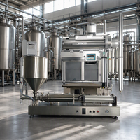 Machine de remplissage semi-automatique à piston de précision à tête unique 2-5L, en acier inoxydable 304, pour liquides et pâtes, industrie alimentaire et chimique