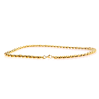 Acier inoxydable NK titane acier hommes et femmes couple collier chaîne en or cubain Hip hop punk bijoux chaîne plate