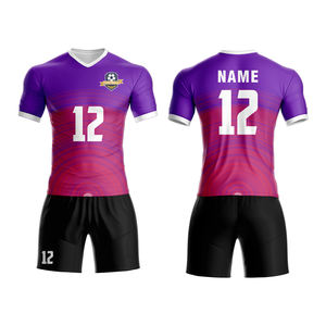 Unisex High Quality Soccer Wear OEM Sublimation Gedrucktes Logo Fußball trikot für Trainings club oder Team Jersey Großhandel Günstig - Product Image 5