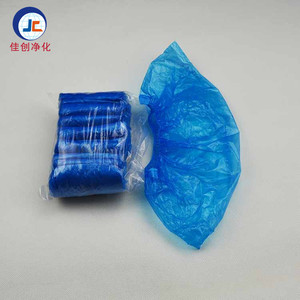 כיסויי נעליים חד פעמיים בצבע כחול, מידה M, עם סגירת סנאפ, מגן בוהן מרוכב, בד לא ארוג, עמיד למים - Product Image 5