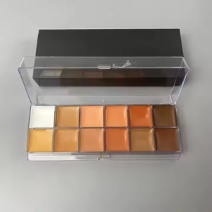 Paleta de contorno de corrector de 12 colores veganos y paleta de corrector de crema de resaltador de etiqueta privada - Product Image 3