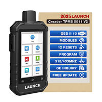 Herramienta de Programación y Escaneo de Sensores de Presión de Neumáticos TPMS CRT5011 V2 con 12V y 12 Funciones de Servicio