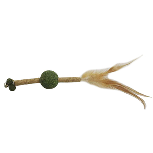 Mascota Silvervine Sisal Gato Juguetes Teaser Stick <span class=keywords><strong>Catnip</strong></span> Ball Gato Rascar Juguete Teaser Pluma Para Gato - Product Image 2