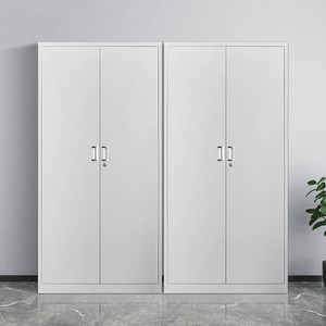 Filing Cabinet Metal Office Storage Cabinet Double Door 4 Layers With Lock Custom Made - Product Image 1