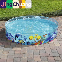 Piscine familiale rigide Jingchuang55030, grande piscine pour enfants, bassin à poissons