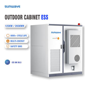 Almacenamiento de batería en contenedor para energía renovable Granja eólica solar Capacidad de 125KW 265KWh - Product Image 2