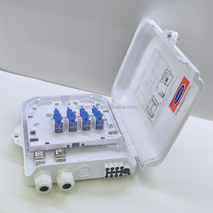 Boîtier de distribution de fibre optique monomode 8 cœurs OEM FTTH IP65 intérieur/extérieur en ABS 1x8 SC/UPC avec pigtail de 1,5 m - Product Image 3