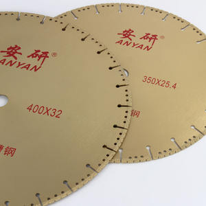 Outils de découpe et de formage en fonte brasée, lames de scie diamantées et disques de coupe en acier inoxydable 350/400 pour métaux - Product Image 5