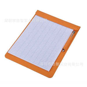 Clip para menú de hotel de cuero PU, clip para bebidas, clip para caja registradora de supermercado, clip para libro de contabilidad, logotipo personalizado. - Product Image 2