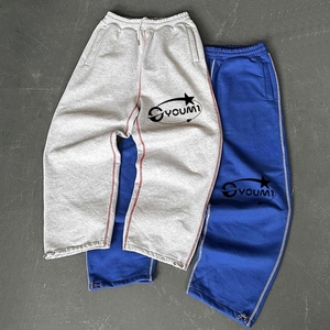 <span class=keywords><strong>Pantaloni</strong></span> da <span class=keywords><strong>uomo</strong></span> di alta qualità pesanti pesanti <span class=keywords><strong>pantaloni</strong></span> larghi a gamba dritta con caratteristiche personalizzate per lo Streetwear - Product Image 2