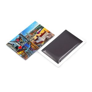 Imán de Bratislava con Diseño de Arte Folclórico Personalizado de Eslovaquia para la Puerta del Refrigerador, Recuerdo de Viajes Mundiales - Product Image 3