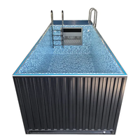 Piscine Conteneur Élégante avec Capacité Personnalisée pour le Plaisir en Plein Air