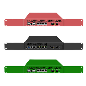 BKHD 1U rafa yönlendirici-PC N305 N150 N100 dört çekirdekli DDR5 Mini PC 4 Lan 2.5G 2/4 SFP + 10G 8 lan portları Linux PFsense güvenlik duvarı raf - Product Image 3