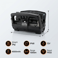 Control Remoto Inalámbrico Proporcional de 6 Canales 12V 24V con Actuador de Embrague para Grúa de Camión