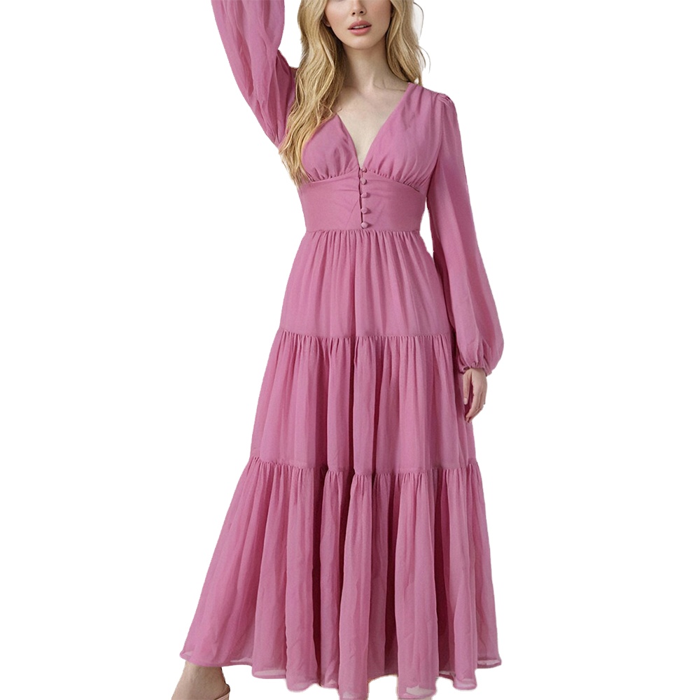 long sleeve casual birthday dress for women birthday dress winter 2026 Cheap Sale