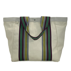 Hợp thời trang thêm lớn tái sử dụng hàng tạp hóa Túi vải chống nước Tote với dây kéo đóng cửa bãi biển <span class=keywords><strong>Totes</strong></span> cho mua sắm - Product Image 5