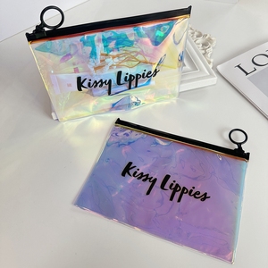 <span class=keywords><strong>Bolsas</strong></span> Ziplock holográficas personalizadas <span class=keywords><strong>de</strong></span> alta calidad, embalaje <span class=keywords><strong>con</strong></span> cremallera láser, bolsa <span class=keywords><strong>de</strong></span> cosméticos, bolsa holográfica <span class=keywords><strong>de</strong></span> PVC transparente gruesa <span class=keywords><strong>con</strong></span> cremallera - Product Image 5