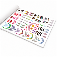 Libro de Pegatinas Personalizado para Niños, Impresión a Todo Color, Resistente al Agua, Reutilizable, con Dibujos Animados de Animales, Juguete Educativo, Venta al Por Mayor