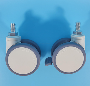 Factory Price 3 Inch Double Wheels Medical Furniture <strong>Casters</strong> for Hospital <strong>Instrument</strong> Furniture Wheels - Product Image 2