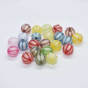 Accesorios de Joyería DIY, Cuentas Pintadas de Sandía Coloridas para Pulseras, Collares, Decoración de Ropa, Cuentas Sueltas al por Mayor - Product Image 2