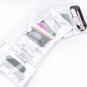 Juego de Manicura Desechable 8 en 1, Set de Manicura <span class=keywords><strong>para</strong></span> Salón de Uñas, Lima de Uñas, Mini Pulidor, Palito de Madera, Cepillo <span class=keywords><strong>para</strong></span> Uñas, <span class=keywords><strong>para</strong></span> Pedicura y Manicura - Product Image 1